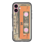 スリムプロテクションプレミアムケース with MagSafe［ RETORO CASSETTE TAPE - Skeleton Orange ］