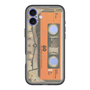 スリムプロテクションプレミアムケース with MagSafe［ RETORO CASSETTE TAPE - Skeleton Orange ］