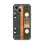 スリムプロテクションプレミアムケース with MagSafe［ RETORO CASSETTE TAPE - Opacity Black ］