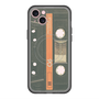 スリムプロテクションプレミアムケース with MagSafe［ RETORO CASSETTE TAPE - Opacity Black ］