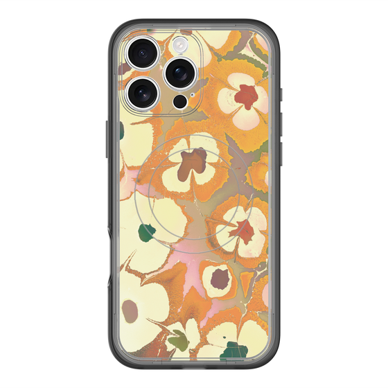 スリムプロテクションプレミアムケース with MagSafe［ y2k(Year2000) - Flower - Orange Pink ］
