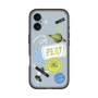 スリムプロテクションプレミアムケース with MagSafe［ Playful sticker - Dusty Blue ］
