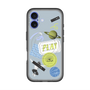 スリムプロテクションプレミアムケース with MagSafe［ Playful sticker - Dusty Blue ］