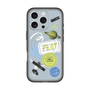 スリムプロテクションプレミアムケース with MagSafe［ Playful sticker - Dusty Blue ］