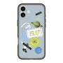 スリムプロテクションプレミアムケース with MagSafe［ Playful sticker - Dusty Blue ］