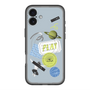 スリムプロテクションプレミアムケース with MagSafe［ Playful sticker - Dusty Blue ］