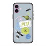 スリムプロテクションプレミアムケース with MagSafe［ Playful sticker - Dusty Blue ］