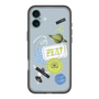 スリムプロテクションプレミアムケース with MagSafe［ Playful sticker - Dusty Blue ］