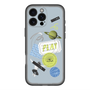 スリムプロテクションプレミアムケース with MagSafe［ Playful sticker - Dusty Blue ］