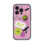 スリムプロテクションプレミアムケース with MagSafe［ Playful sticker - Dusty Pink ］