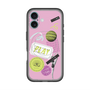 スリムプロテクションプレミアムケース with MagSafe［ Playful sticker - Dusty Pink ］