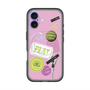 スリムプロテクションプレミアムケース with MagSafe［ Playful sticker - Dusty Pink ］