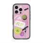 スリムプロテクションプレミアムケース with MagSafe［ Playful sticker - Dusty Pink ］