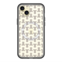 スリムプロテクションプレミアムケース with MagSafe［ LANVIN en Bleu - Monogram - Black ］
