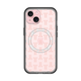 スリムプロテクションプレミアムケース with MagSafe［ LANVIN en Bleu - Monogram - Pink ］