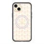 スリムプロテクションプレミアムケース with MagSafe［ LANVIN en Bleu - Monogram - Pink ］
