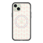 スリムプロテクションプレミアムケース with MagSafe［ LANVIN en Bleu - Monogram - Pink ］