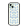 スリムプロテクションプレミアムケース with MagSafe［ LANVIN en Bleu - Monogram - Blue ］