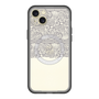 スリムプロテクションプレミアムケース with MagSafe［ LANVIN en Bleu - Lace - Black ］