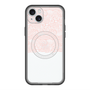 スリムプロテクションプレミアムケース with MagSafe［ LANVIN en Bleu - Lace - Pink ］