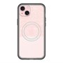 スリムプロテクションプレミアムケース with MagSafe［ LANVIN en Bleu - Lace - Pink ］