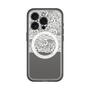 スリムプロテクションプレミアムケース with MagSafe［ LANVIN en Bleu - Lace - White ］