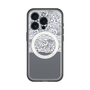 スリムプロテクションプレミアムケース with MagSafe［ LANVIN en Bleu - Lace - White ］