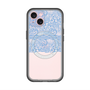 スリムプロテクションプレミアムケース with MagSafe［ LANVIN en Bleu - Lace - Blue ］