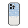 スリムプロテクションプレミアムケース with MagSafe［ LANVIN en Bleu - Lace - Blue ］