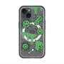 スリムプロテクションプレミアムケース with MagSafe［ PAINTING SMILE Green ］