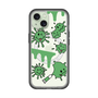 スリムプロテクションプレミアムケース with MagSafe［ PAINTING SMILE Green ］