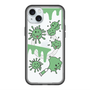 スリムプロテクションプレミアムケース with MagSafe［ PAINTING SMILE Green ］