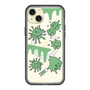 スリムプロテクションプレミアムケース with MagSafe［ PAINTING SMILE Green ］