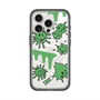 スリムプロテクションプレミアムケース with MagSafe［ PAINTING SMILE Green ］