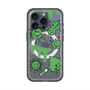 スリムプロテクションプレミアムケース with MagSafe［ PAINTING SMILE Green ］