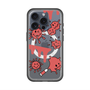 スリムプロテクションプレミアムケース with MagSafe［ PAINTING SMILE Red ］