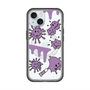 スリムプロテクションプレミアムケース with MagSafe［ PAINTING SMILE Purple ］