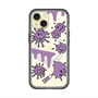 スリムプロテクションプレミアムケース with MagSafe［ PAINTING SMILE Purple ］