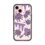 スリムプロテクションプレミアムケース with MagSafe［ PAINTING SMILE Purple ］