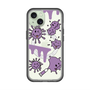 スリムプロテクションプレミアムケース with MagSafe［ PAINTING SMILE Purple ］
