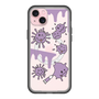 スリムプロテクションプレミアムケース with MagSafe［ PAINTING SMILE Purple ］