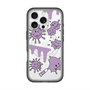 スリムプロテクションプレミアムケース with MagSafe［ PAINTING SMILE Purple ］