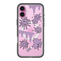 スリムプロテクションプレミアムケース with MagSafe［ PAINTING SMILE Purple ］