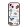 スリムプロテクションプレミアムケース with MagSafe［ DRAWING PAPER Blue ］