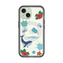 スリムプロテクションプレミアムケース with MagSafe［ DRAWING PAPER Blue ］