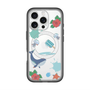 スリムプロテクションプレミアムケース with MagSafe［ DRAWING PAPER Blue ］