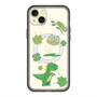 スリムプロテクションプレミアムケース with MagSafe［ DRAWING PAPER Green ］
