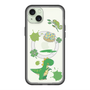 スリムプロテクションプレミアムケース with MagSafe［ DRAWING PAPER Green ］