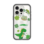 スリムプロテクションプレミアムケース with MagSafe［ DRAWING PAPER Green ］
