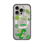 スリムプロテクションプレミアムケース with MagSafe［ DRAWING PAPER Green ］